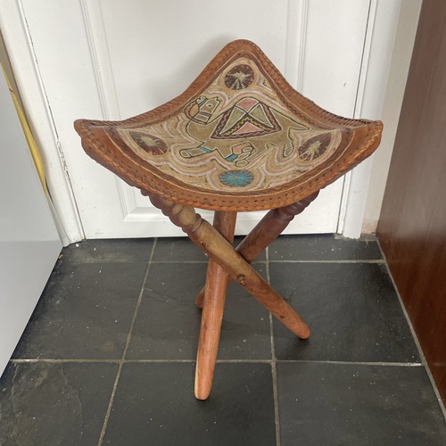 African handmade folding wood - african,