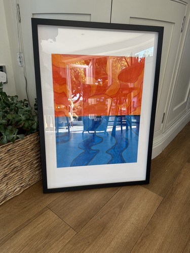 Mixed media abstract painting - media,