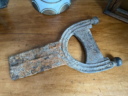 Antique cast iron boot - cast,