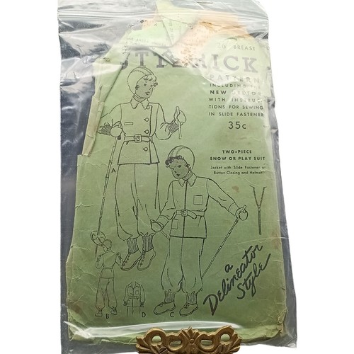 Vintage 1940s butterick sewing - 1940s,