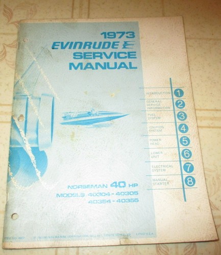 1973 evinrude norseman - 40,