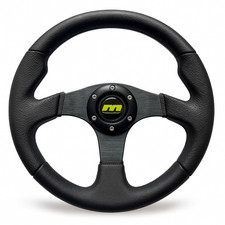 Mountney M32M311B 320mm Steering Wheel – Black Leather Rim Black Centre- Ex‑Demo