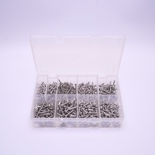 450Pcs Stainless Steel Self Tapping Screws Assorted Box Tappers Screw Set