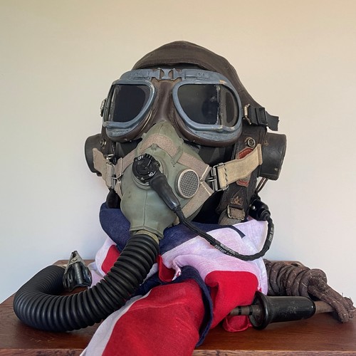 Raf type flying helmet set - flying,