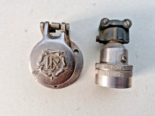 LPA Stainless  Steel Marine 2 pin plug and socket 12A/SL 12S    Made in England