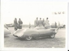 LOTUS ELEVEN No3 IN PADDOCK 1950s SMALL B/W PHOTOGRAPH