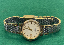 ROTARY LADIES WOMENS DRESS GOLD TONE WATCH PRE OWNED WRISTWATCH USED VINTAGE
