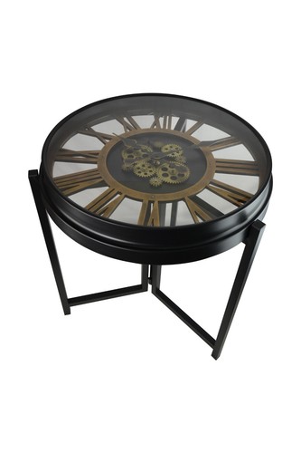 Round table with - table, moving