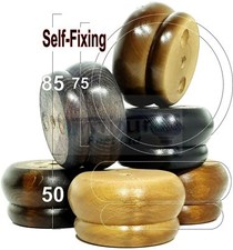 4 Turned Wood Furniture Legs