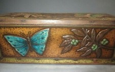 *VINTAGE W & R JACOB & CO. (L'POOL) LTD. BISCUIT MANUFACTURERS TIN  [84]