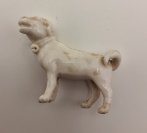 Antique porcelain china dog - antique,