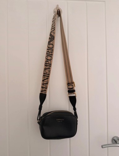 Women armani black crossbody - women's,