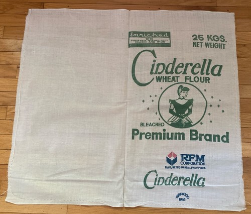 Vintage cinderella flour sack - vintage,
