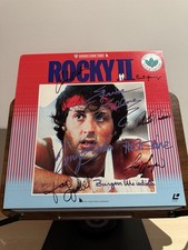 Rocky 2 Hand Signed Laserdisc