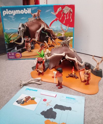 Boxed playmobil stone age - playmobil,