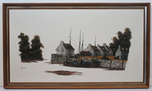 Ken hammond 1948 signed oil - ken,