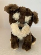Sainsburys Schnauzer Dog Soft Plush Toy 8”