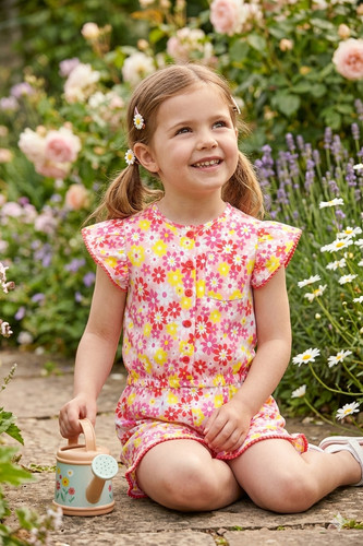 Girls floral playsuit baby - girls,