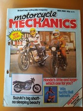 MOTOR CYCLE MECHANICS May 1980 Benelli, Honda, Kawasaki Bell helmets