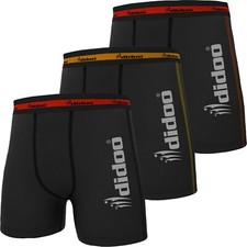 Didoo Mens boxer Shorts Breathable Lycra Trunk Underwear All Season Sports Pant
