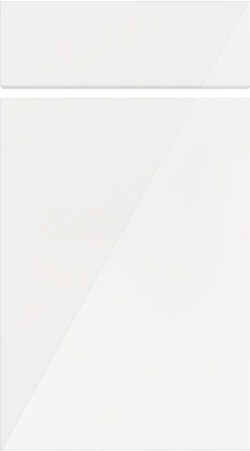 White gloss kitchen - white,