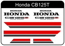 Honda cb125t decals - honda,
