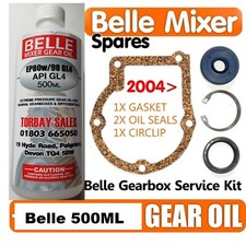 2004> SERVICE KIT Oil Seal Gasket Belle Cement Concrete Mixer Spares Parts 500ml