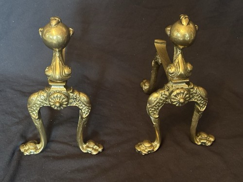 Pair vintage brass - pair,