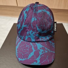 RRP £340 VERSACE BAROQUE BASEBALL CAP HAT SIZE 60 / XL LINED LOGO MADE IN ITALY 