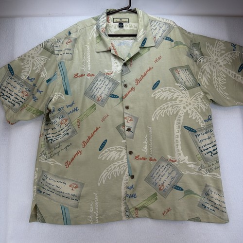 Tommy bahama shirt - bahama, 100%
