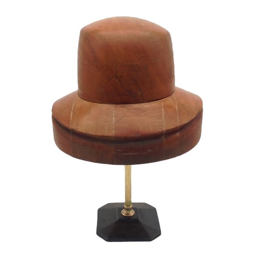 Wooden hat block milliner - hat, milliner's