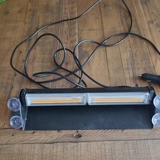 LED Warning Strobe Amber Flashing Beacon 12V-24V Car Roof Recovery Light Bar UK