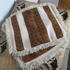 BHS 2x Vintage Frilled Cushion