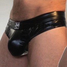 JOCKMAIL Men's Wet Look Thongs