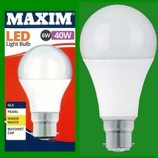 6x 6W (=40W) GLS BC B22 A60