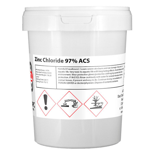 Zinc chloride 1kg - chloride,