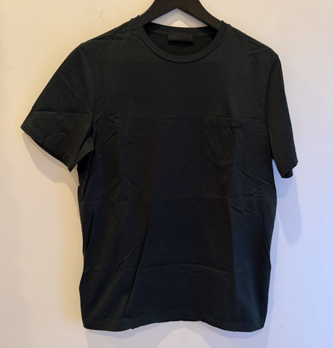 Prada men green crew - men's,