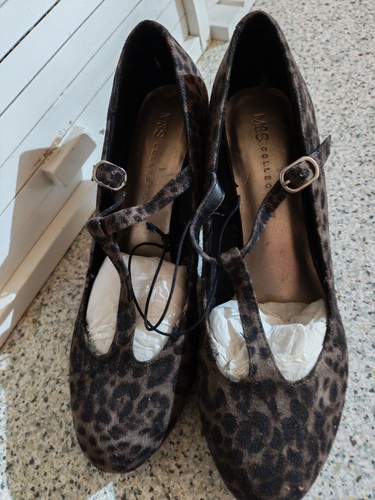 Ladies brown animal - m&s,