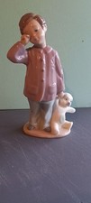 NAO Figurine boy with bear.
