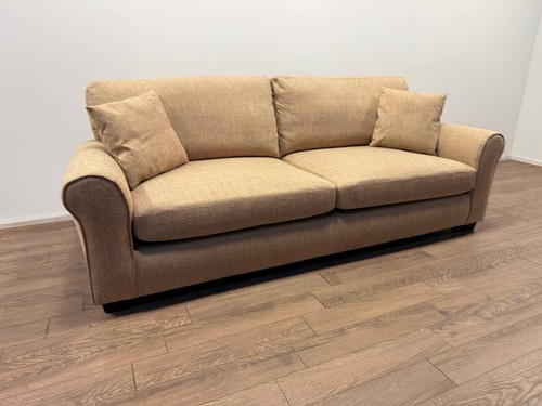 Lisbon beige fabric seater - fabric,