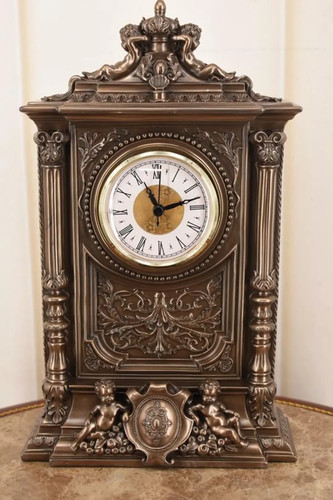 Baroque mantel clock with - baroque,