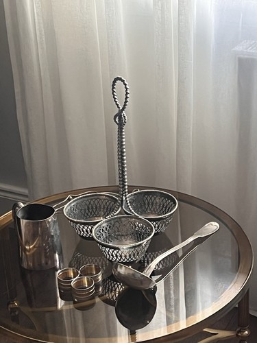 Antique vintage silver plated - vintage,