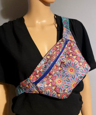 Hippy festival ✌️ handmade chest Bum bag travel bag linned