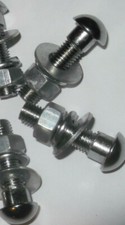 4x Chrome bumper bolts