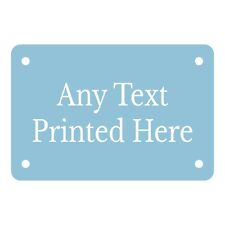 Personalised Printed Aluminium