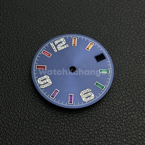 5mm blue rainbow sunburst - 28.5mm,