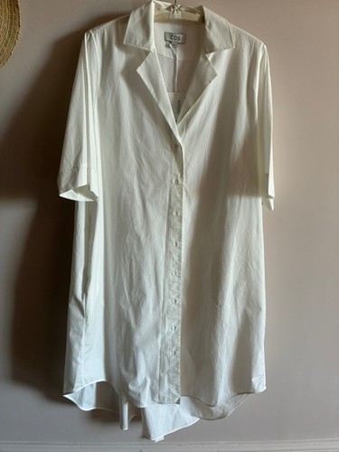 Cos white cotton shirt dress - shirt,