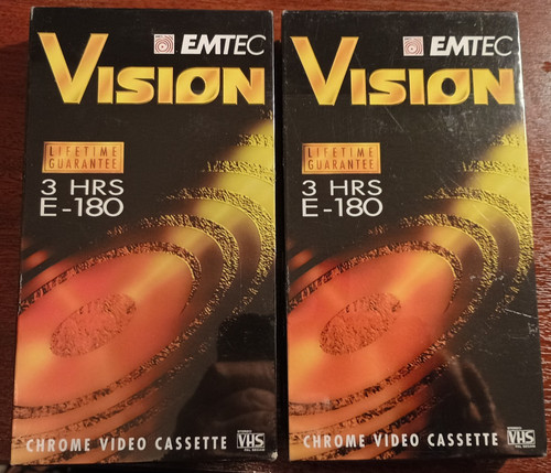 Two basf emtec vhs - vhs, e180