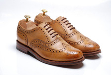 GRENSON Tan Brown Brogues