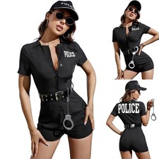 Womens Police Cosplay Costume
